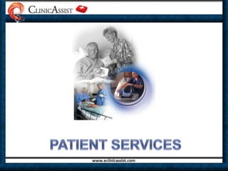 Complete Practice Management services & solutions to maximize your re-imbursement.