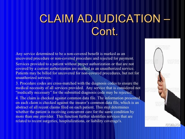 Medical Claims Adjudication Process Flow Chart