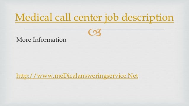 inbound call center job description