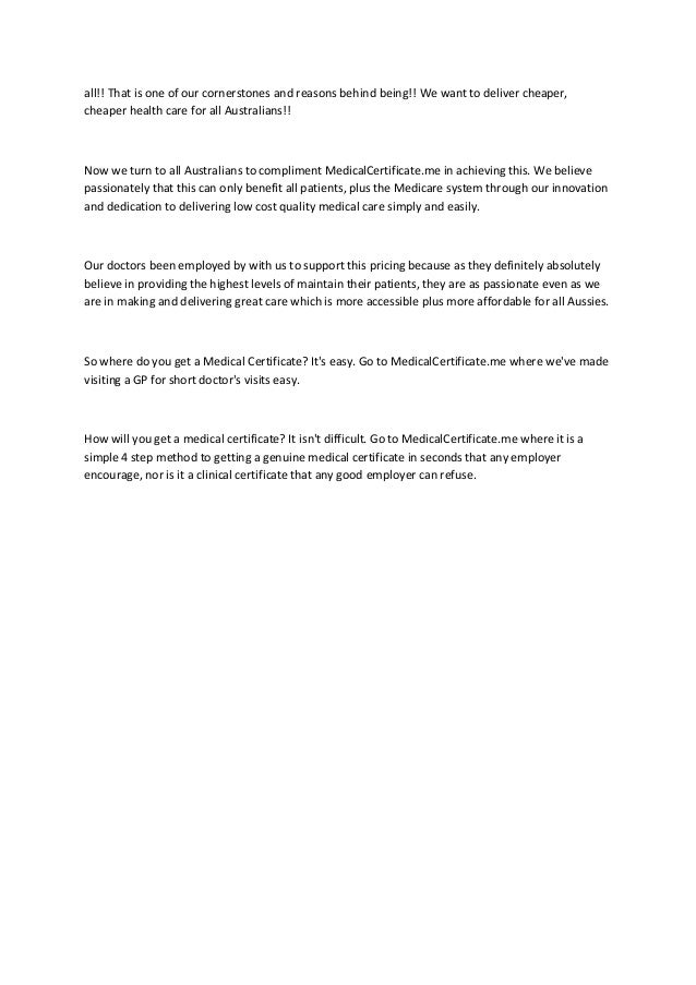 medical certificate4 getting a medical certificate