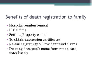 Medical certification of cause of  death Slide 13
