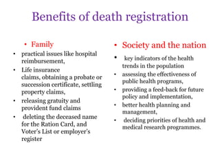 Medical certification of the cause of death | PPTX