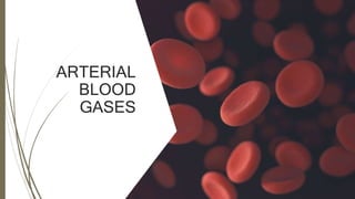 ARTERIAL
BLOOD
GASES
 
