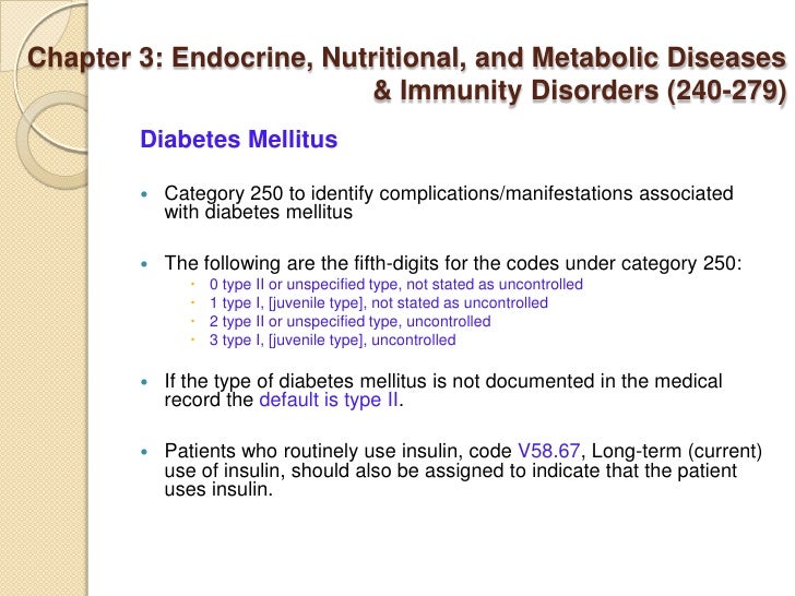 Diabetes Mellitus With Unspecified Complications Diabetes Mellitus With Unspecified Complications