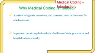 Medical coding - introduction | PPT