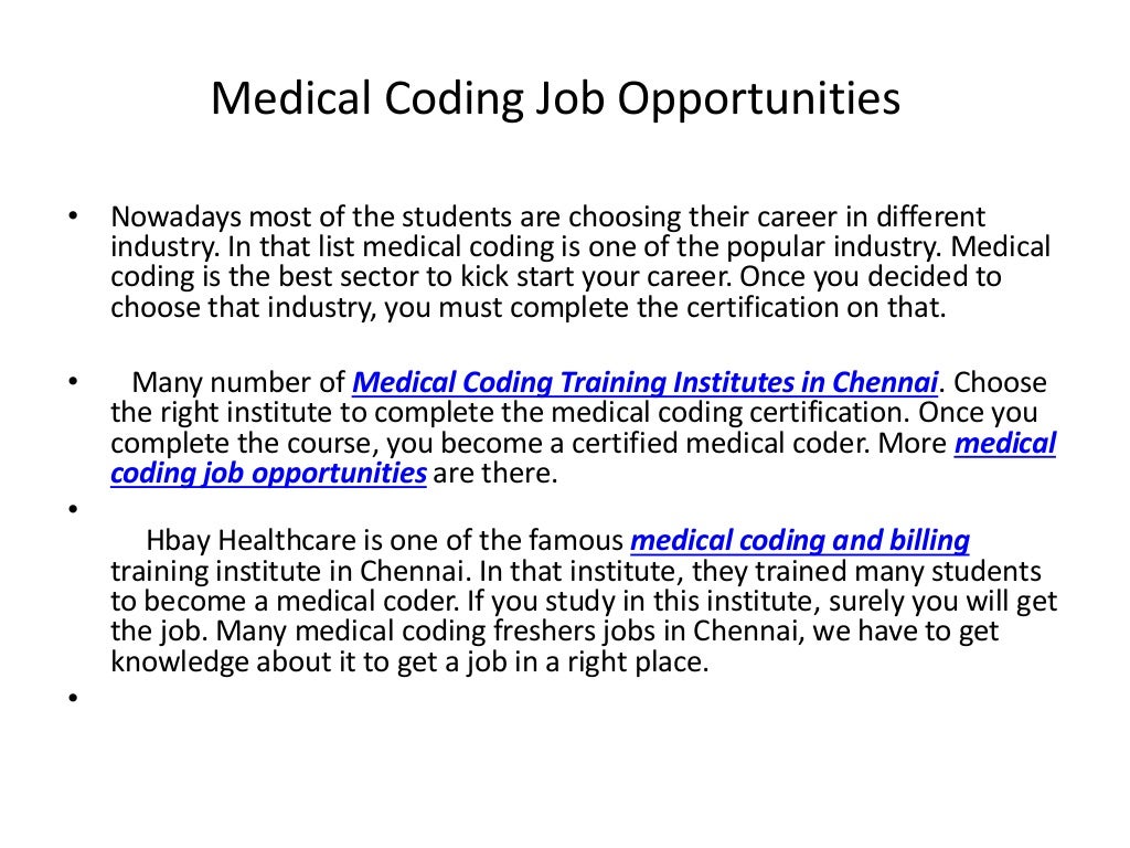  medical coding jobs hbay healthcare