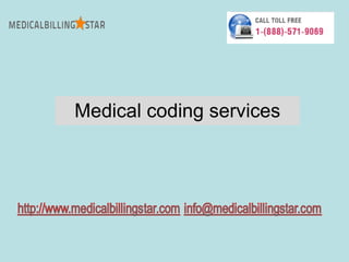 Medical coding services
 