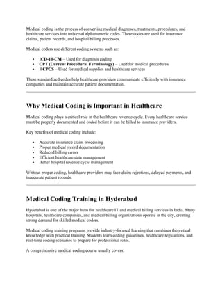 Medical Coding Training in Hyderaba1.docx