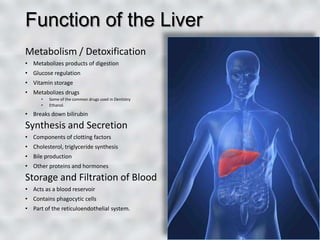 Dental Patients with Liver Disease