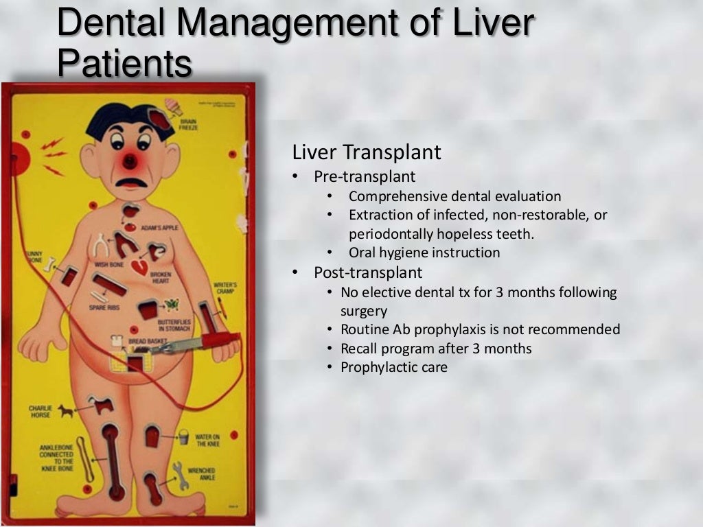 Dental Patients with Liver Disease