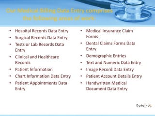 Patient Data Entry Simple Example Medical data entry services | PDF