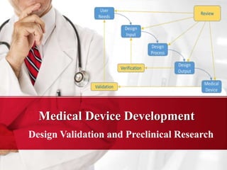 Medical Device Development
Design Validation and Preclinical Research
 