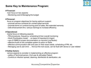 Maintenance of Medical Device | PPT