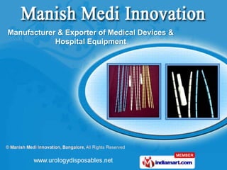 Manufacturer & Exporter of Medical Devices &
            Hospital Equipment
 