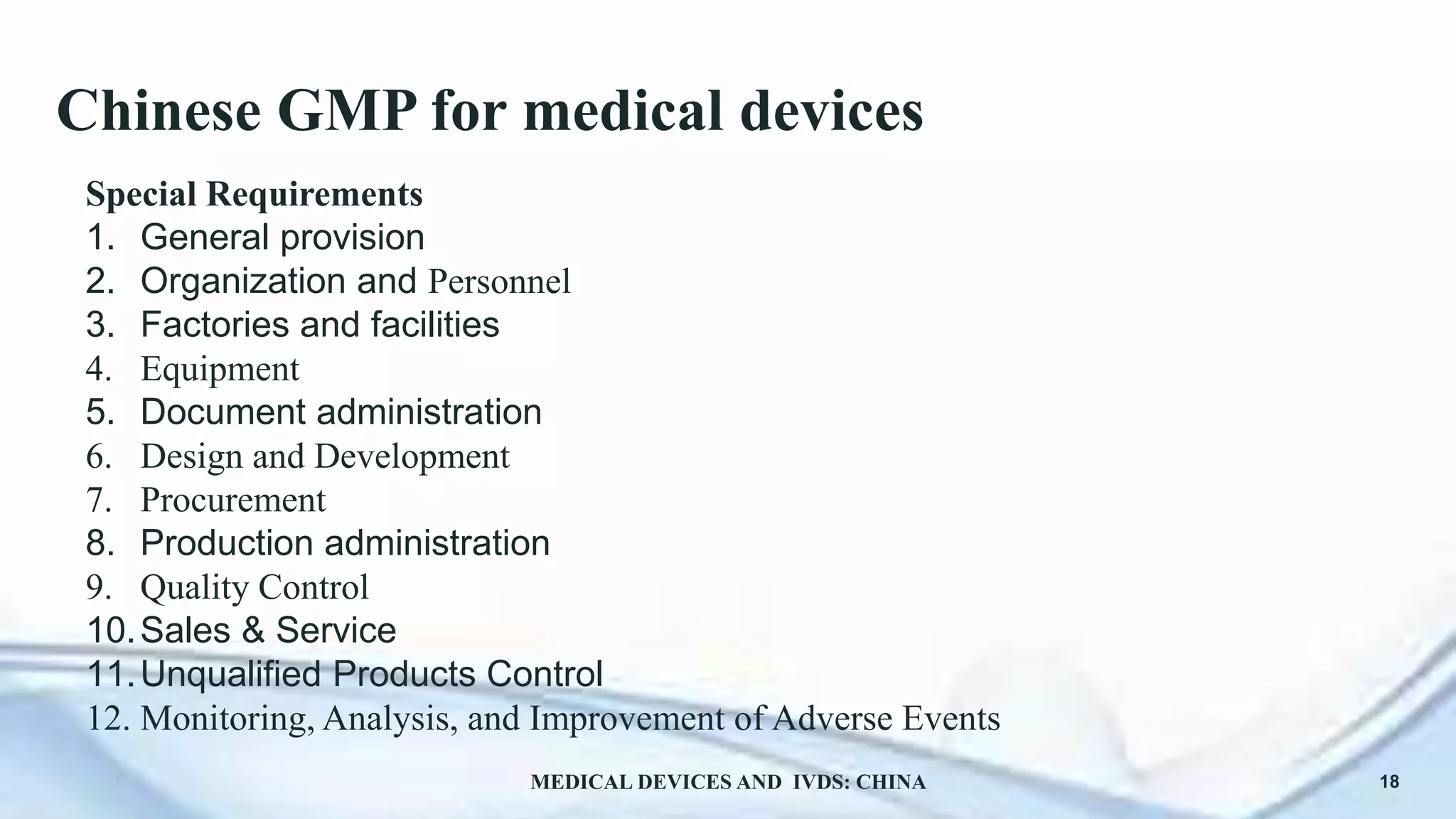 Medical devices CHINA | PPTX