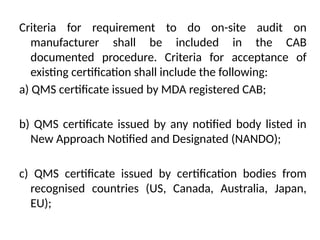 Medical device standardization for all medical equipment’s | PPTX