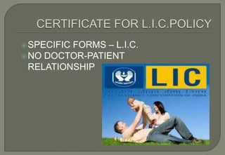  SPECIFICFORMS – L.I.C.
 NO DOCTOR-PATIENT
  RELATIONSHIP
 