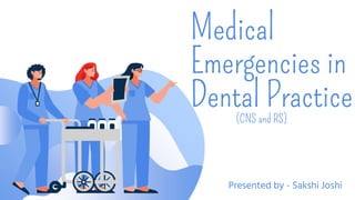 Medical
Emergencies in
Dental Practice
Presented by - Sakshi Joshi
(CNS and RS)
 