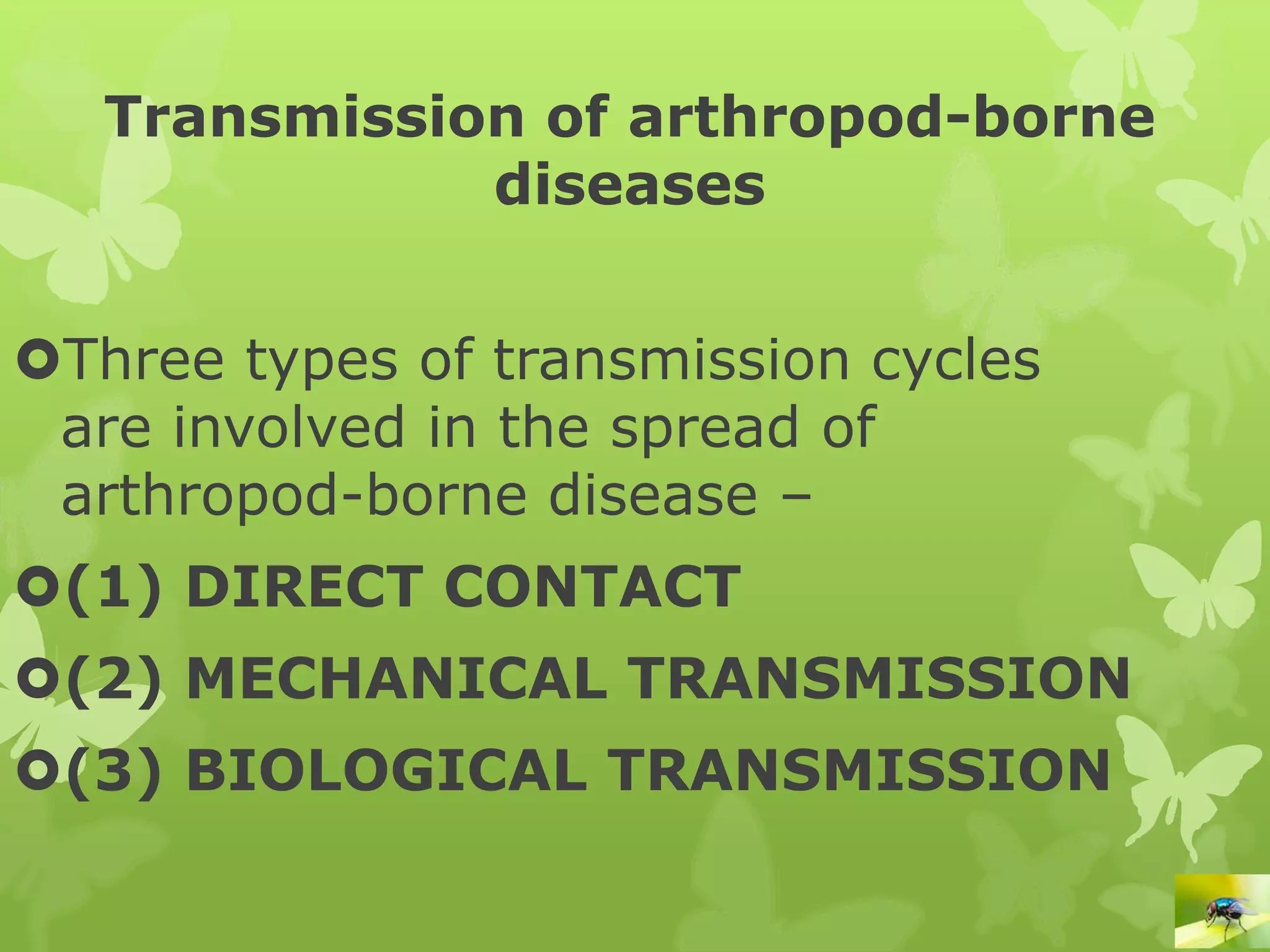 Medical entomology lecture ppt | PPTX