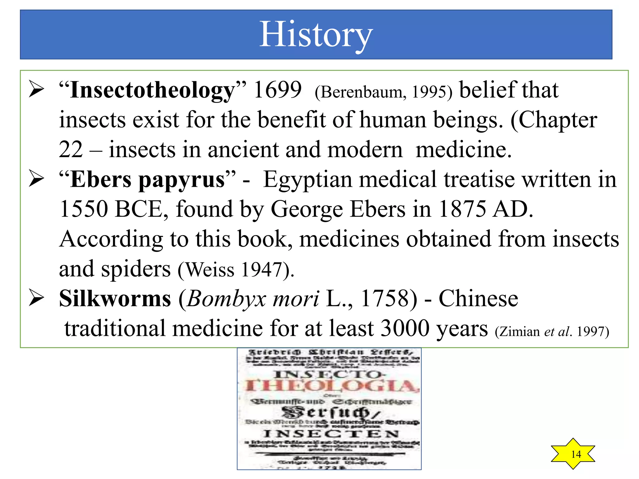 Medical Entomology - The role of insects in human medicine | PPTX