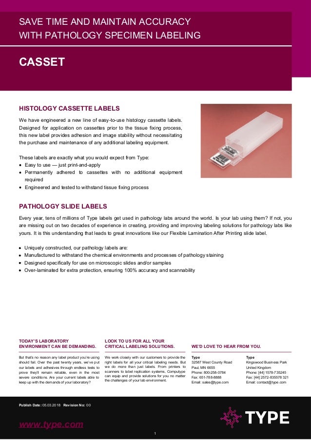Medical Equipment Datasheet Template