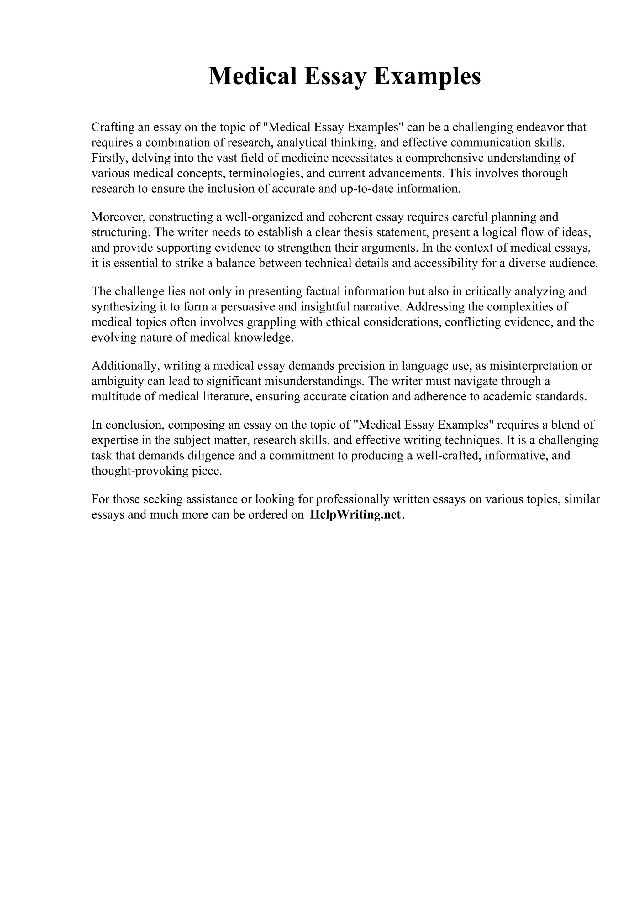 Medical Essay Examples.pdf