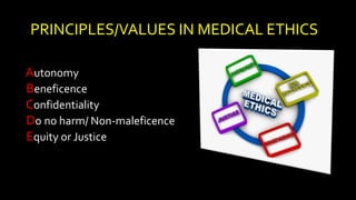 Medical ethics biostatistics and research | PPTX