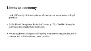 Comprehensive Guide to Medical Ethics and Patient Autonomy in ...