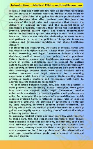 Medical Ethics and Healthcare Law: Exploring Patient Rights and ...