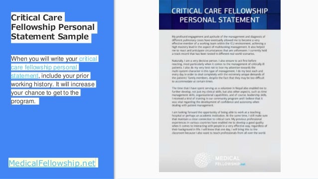 gastroenterology fellowship personal statement writing