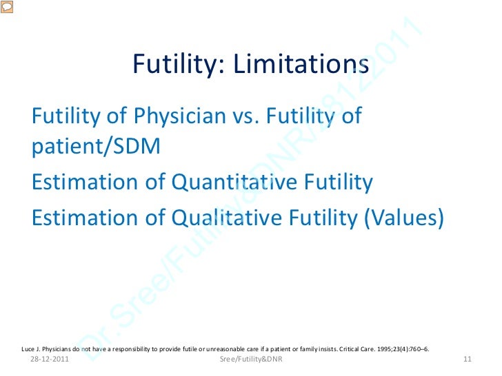 Medical futility DNR