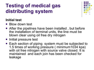 Medical gas supply.pipelines and cylinders | PPT