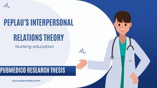 PEPLAU'S INTERPERSONAL
RELATIONS THEORY
PUBMEDICO RESEARCH THESIS
 