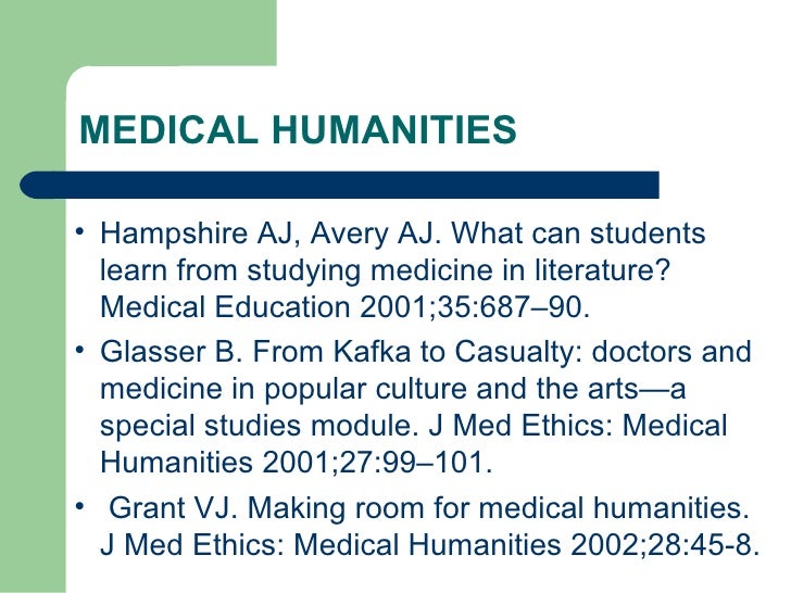 Medical Humanities