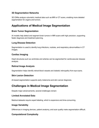 Advancing Healthcare with AI-Powered Medical Image Segmentation | PDF