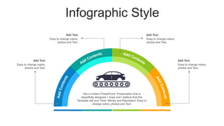 Infographic Style
Add Text
Easy to change colors,
photos and Text.
Add Text
Easy to change colors,
photos and Text.
Add Text
Easy to change colors,
photos and Text.
Add Text
Easy to change colors,
photos and Text.
Get a modern PowerPoint Presentation that is
beautifully designed. I hope and I believe that this
Template will your Time, Money and Reputation. Easy to
change colors, photos and Text.
 