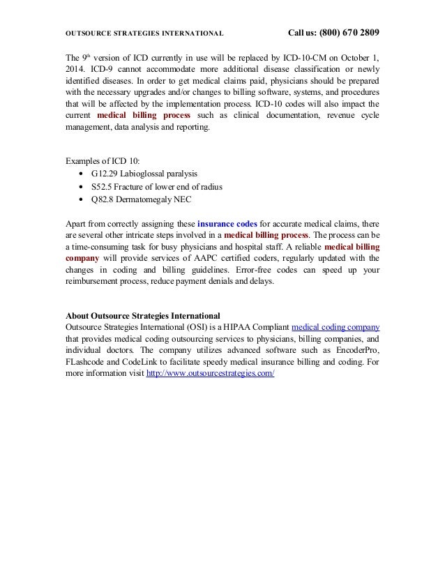 Medical insurance codes