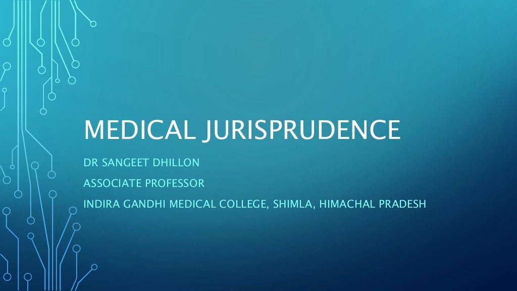 Medical jurisprudence