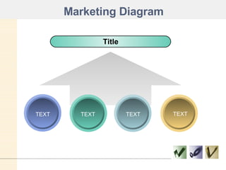 Marketing Diagram Title TEXT TEXT TEXT TEXT 