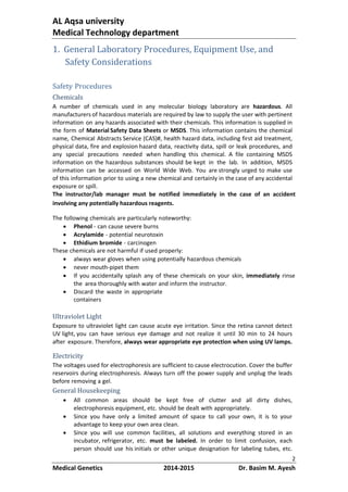 Al Cas Lab Medicall genetics lab manual | PDF