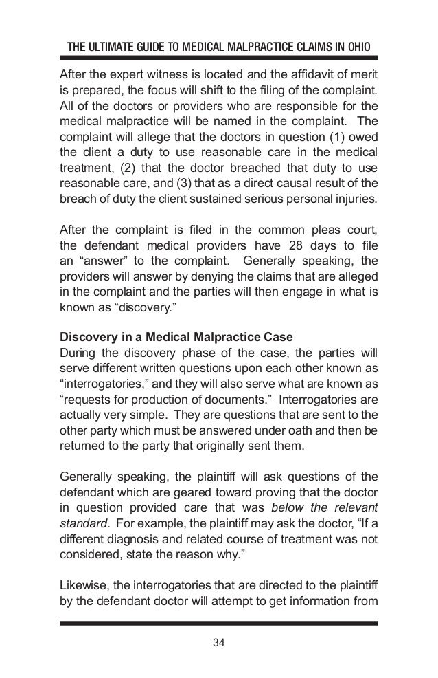 Medical negligence essay