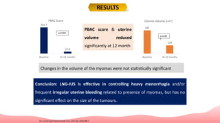 Medical Management of Fibroids | PPTX