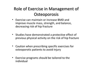 Medical management of osteoporosis | PPT