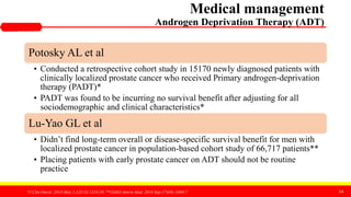 Medical management of prostate cancer | PPTX