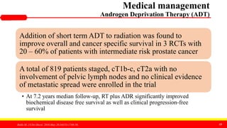 Medical management of prostate cancer | PPTX