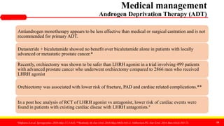 Medical management of prostate cancer | PPTX