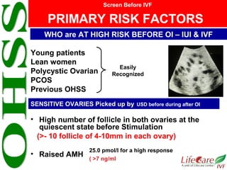OVARIAN HYPERSTIMULATION SYNDROME (OHSS) : Our Experience in 580 IVF ...