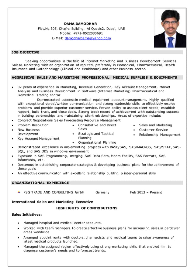 AGGRESSIVE SALES AND MARKETING PROFESSIONAL MEDICAL SUPPLIES & EQUIPMENTS