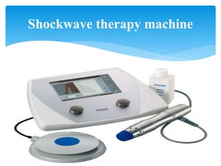Shockwave therapy machine
 