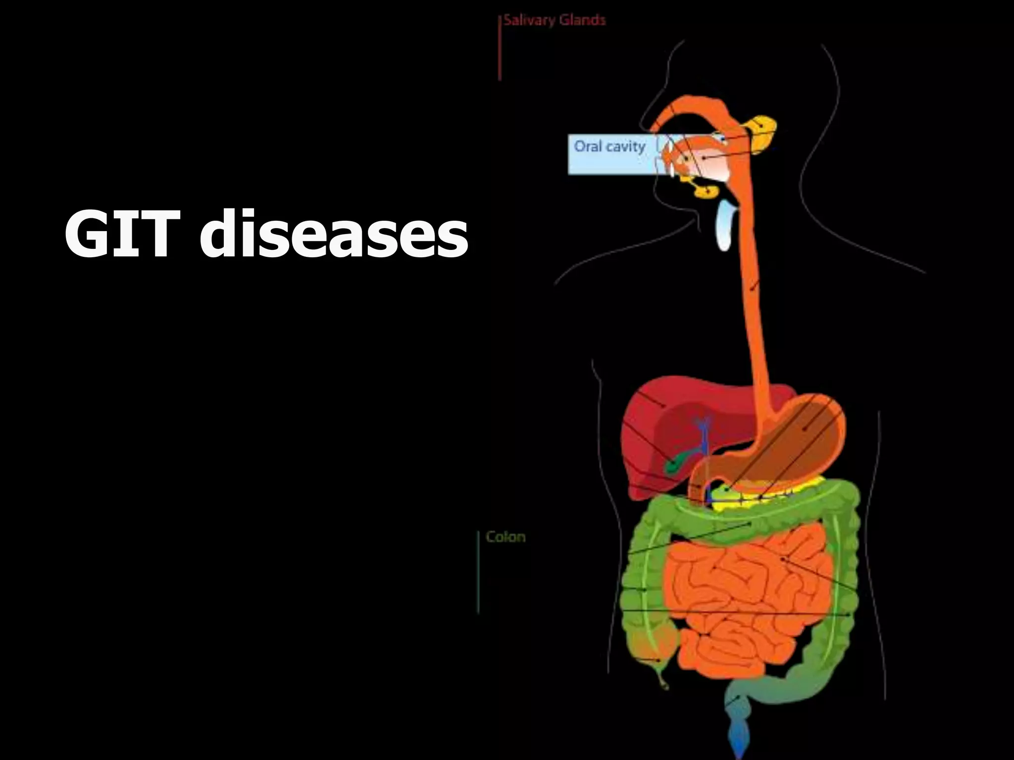 GIT diseases
 